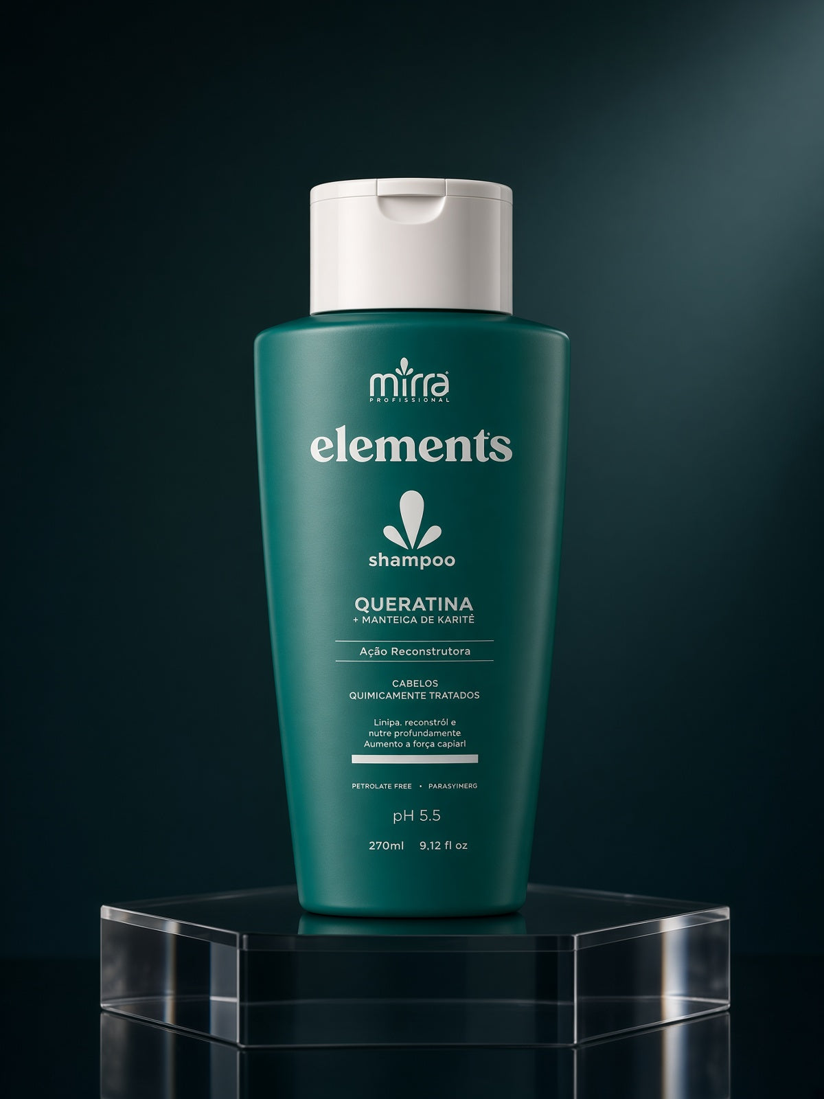 Shampoo  Queratina 270 ml (9.12 fl oz).